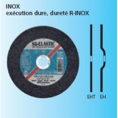 DISQUE EHT 125-1,0 A60 R SG-INOX